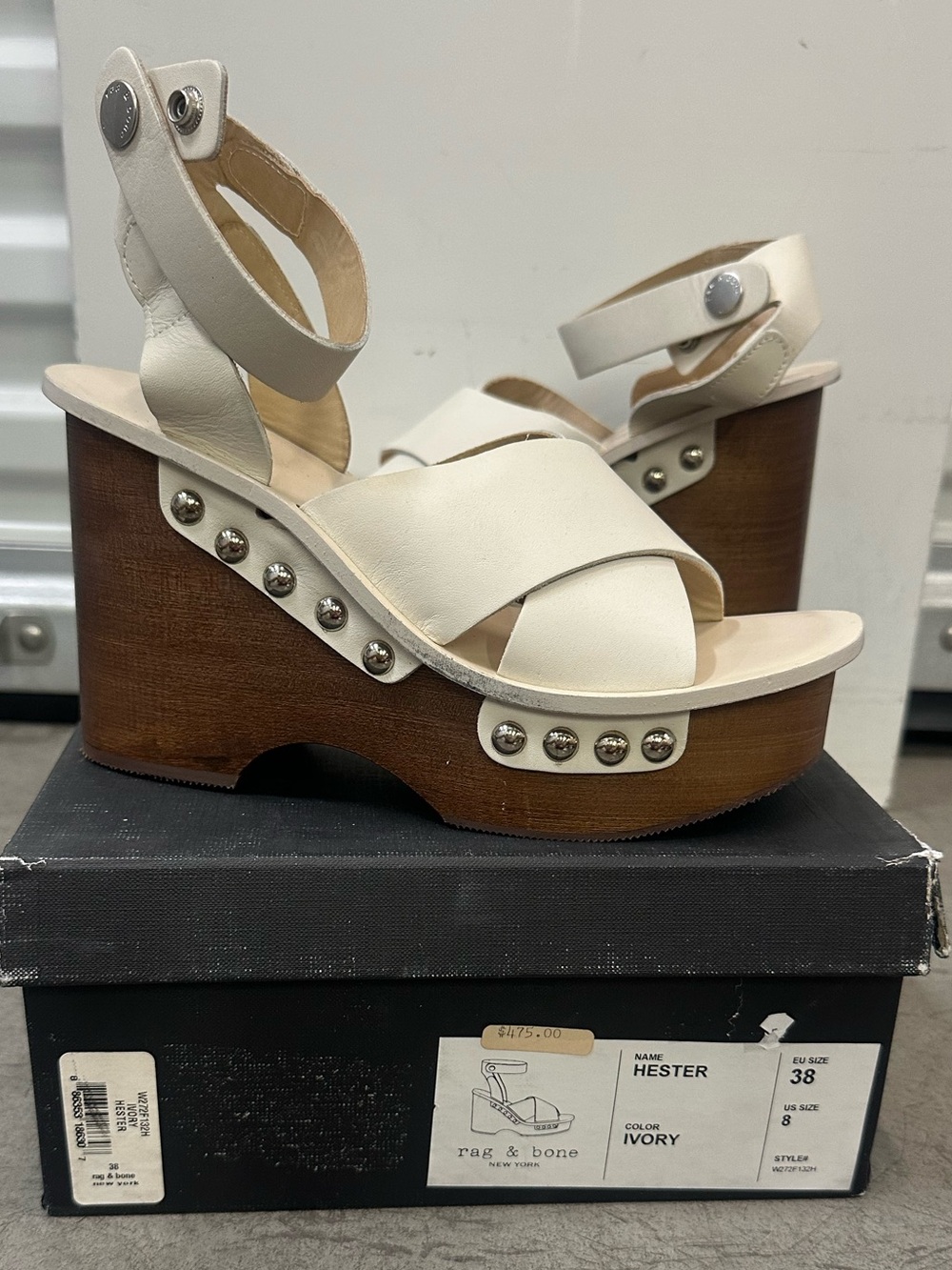 Rag & Bone Hester Ivory Wood